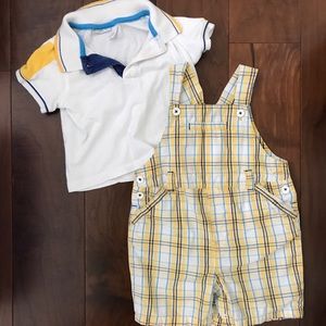 First Impressions Overall Short and Shirt